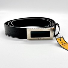 Cintura FENDI vera pelle nera