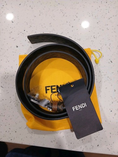 Cintura fendi logo ottima - ff,