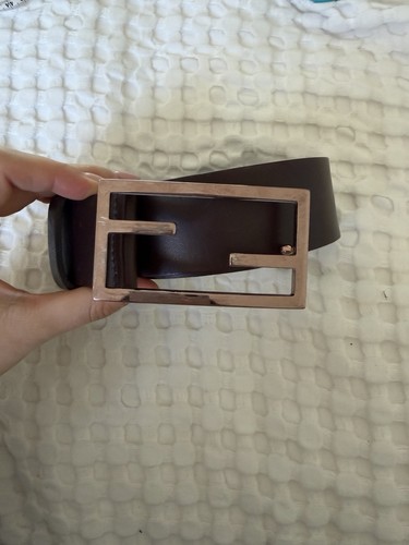 Cintura pelle marrone fendi - cintura,