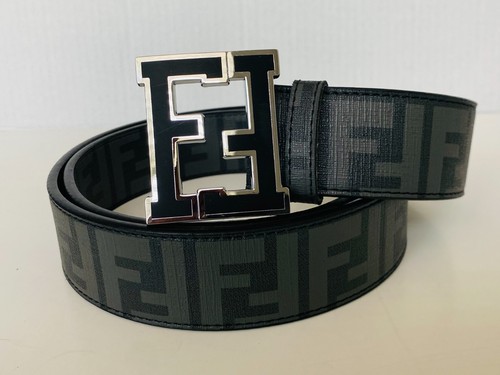 Cintura fendi nero grigio - cintura,