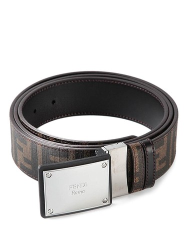 Cintura fendi logo placca - cintura,