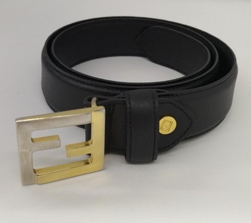 Cintura fendi pelle nera - pelle,