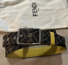 New Fendi Men Jacquard FF Logo