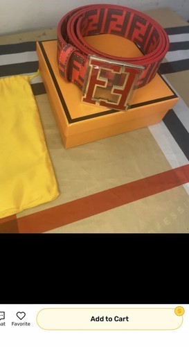 Cintura logo fendi - cintura,
