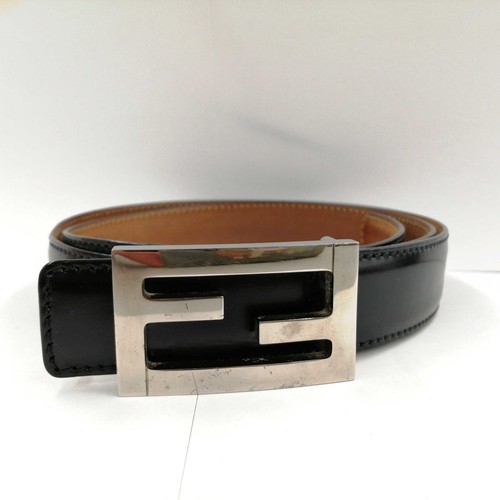 Cintura fendi nero argento - fendi,