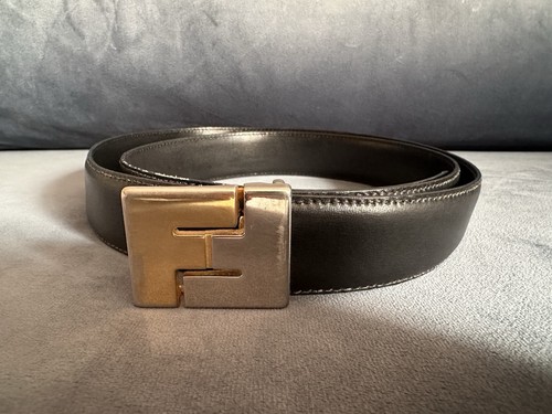 Cintura fendi vintage pelle - cintura,