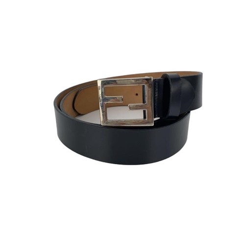 Cintura fendi pelle nera - cintura, pelle,