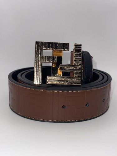 Cintura fendi pelle marrone - pelle,