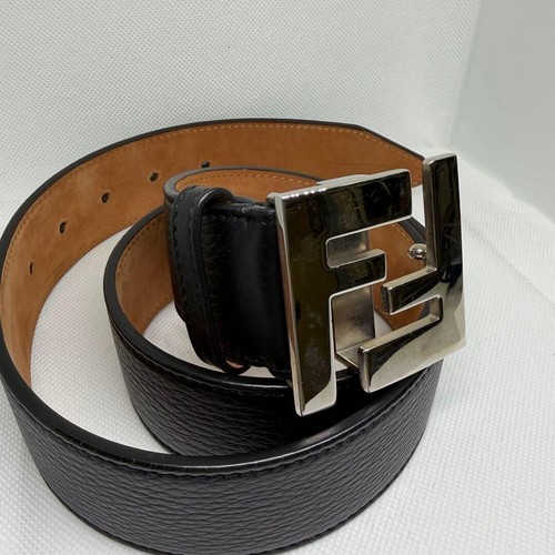 Fendi logo buckle leather - fendi,